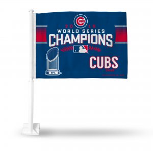 Chicago Cubs World Series Champs Car Flag