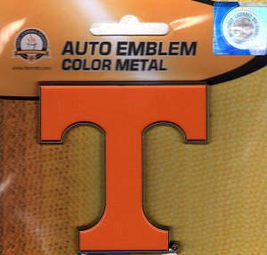 Tennessee Volunteers 3-D Color Metal Auto Emblem