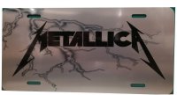 Metallica #4 Photo License Plate