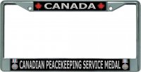 Canada Canadian Peacekeeping Service Medal Chrome Frame