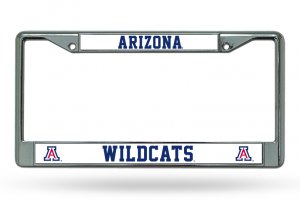 Arizona Wildcats Chrome License Plate Frame