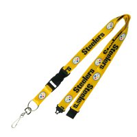 Pittsburgh Steelers Yellow Lanyard With Neck Safety Latch