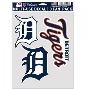 Detroit Tigers 3 Fan Pack Decals
