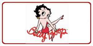 Betty Boop Photo License Plate