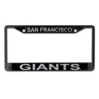 San Francisco Giants Laser Black License Plate Frame