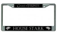 House Stark Chrome License Plate Frame