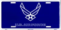U.S. Air Force Logo Metal License Plate