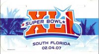 Super Bowl XLI NFL Plastic Team License Plate