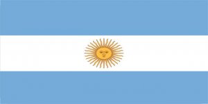 Argentina Flag Photo License Plate