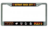 KISS Detroit Rock City Chrome License Plate Frame