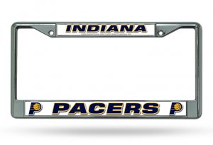 Indiana Pacers Chrome License Plate Frame