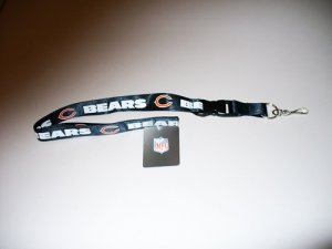 Chicago Bears Blue Lanyard With Safety Fastener