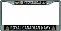 Royal Canadian Navy Chief Petty Officer 2nd Class Chrome Frame