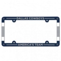 Dallas Cowboys Full Color Plastic License Plate Frame