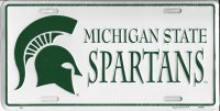 Michigan State Spartans License Plate