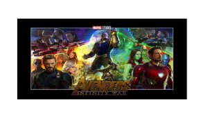 Avengers Infinity War Photo License Plate