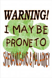 Warning Shenanigans and Malarkey Photo Parking Sign