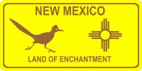 New Mexico Land Of Enchantment Photo License Plate