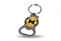 Michigan Wolverines Keychain And Bottle Opener