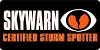 Skywarn Certified Storm Spotter Photo License Plate