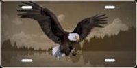 Eagle (Mocha) Airbrush License Plate