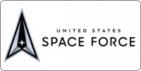 United States Space Force Photo License Plate
