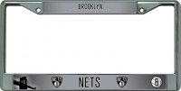 Brooklyn Nets Chrome License Plate Frame