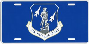 Air National Guard Photo License Plate
