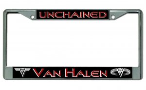Van Halen Unchained Chrome License Plate Frame