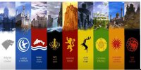 Game Of Thrones Great Houses Photo License Plate