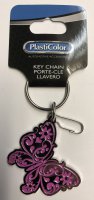 Purple Butterfly Key Chain