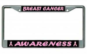 Breast Cancer Awareness Photo License Plate Frame