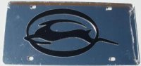 Chevy Impala Silver Laser Cut License Plate