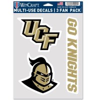 University Of Central Florida Knights 3 Fan Pack Decals