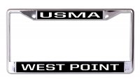 West Point USMA Chrome License Plate Frame