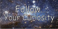 Follow Your Curiosity Galaxy Space Photo License Plate