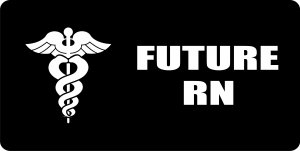 Future RN Black Photo License Plate
