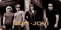 Bon Jovi Band Members #2 Photo License Plate