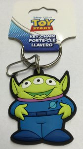 Toy Story Alien Rubber Keychain