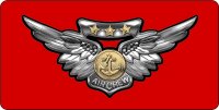 USMC Combat Aircrew Insignia #2 Photo License Plate