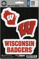 Wisconsin Badgers Team Decal Set