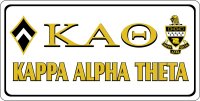 Kappa Alpha Theta Photo License Plate