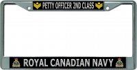 Royal Canadian Navy Petty Officer 2nd Class Chrome Frame