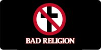 Bad Religion Photo License Plate