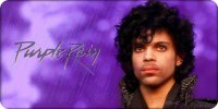 Prince Offset Purple Rain Photo License Plate