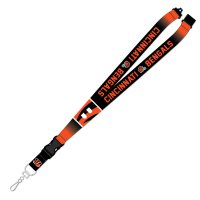 Cincinnati Bengals Crossover Lanyard With Safety Latch
