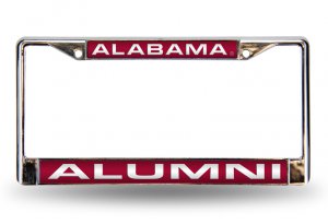 Alabama Crimson Tide Alumni Laser Chrome License Plate Frame