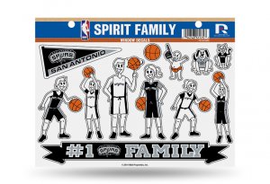 San Antonio Spurs Family Decal Set