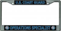 U.S. Coast Guard Operations Specialist Chrome Frame
