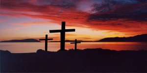 Three Crosses #6 Photo License Plate